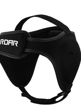 Roar Black Wrestling Ear Guard Protection Headgear Mens One Size New